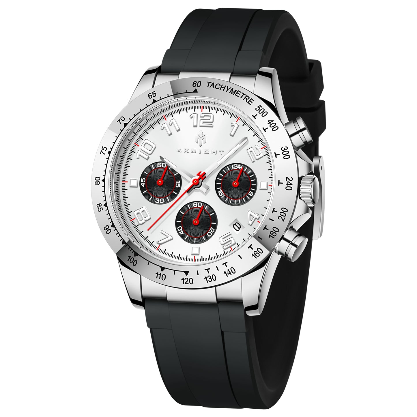 AKNIGHT™ Fashion men's watch chronograph 30 meters waterproof casual business watch.
