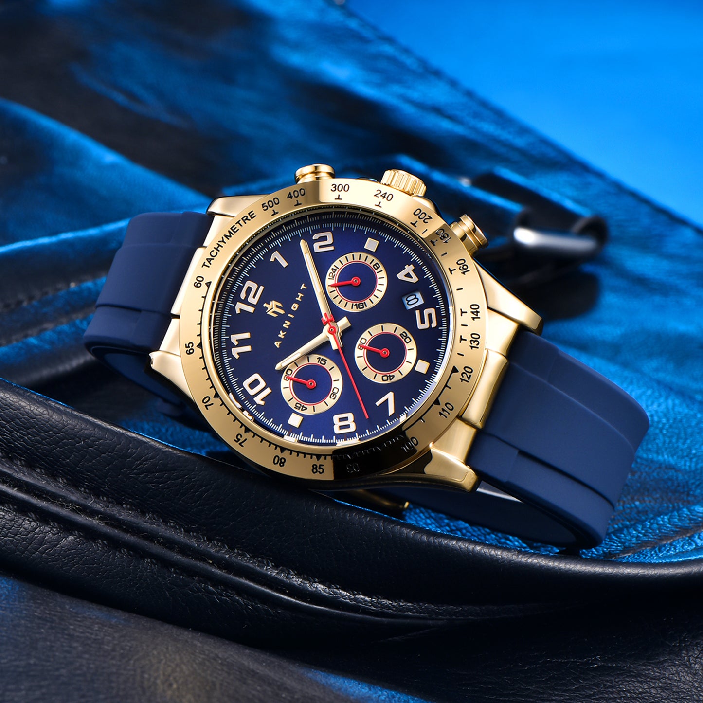 Best seller Men’s Watch quartz movement watch  for Man Business Work Blue Watches for Men-AKINGHT