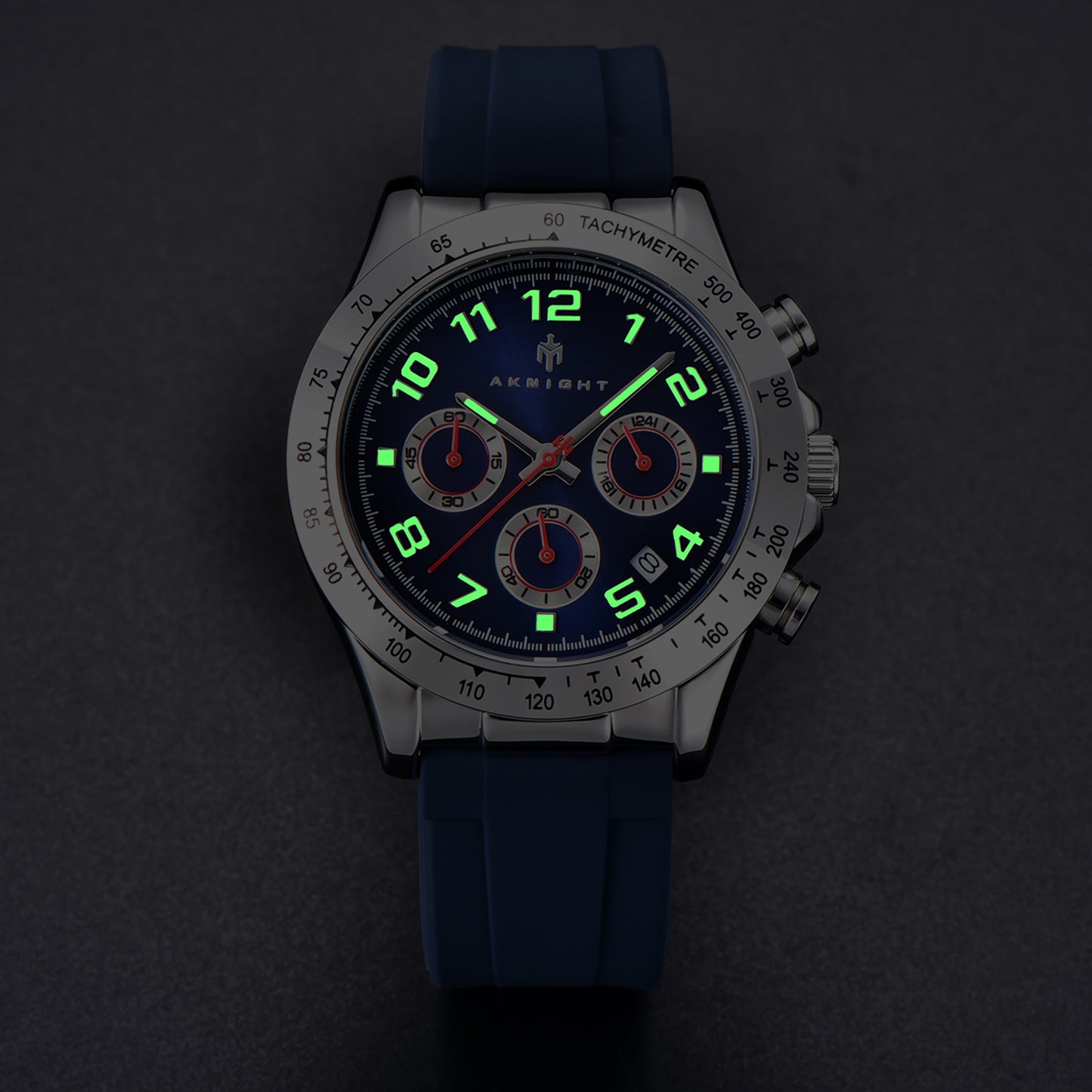 AKNIGHT™ Fashion men's watch chronograph 30 meters waterproof casual business watch.